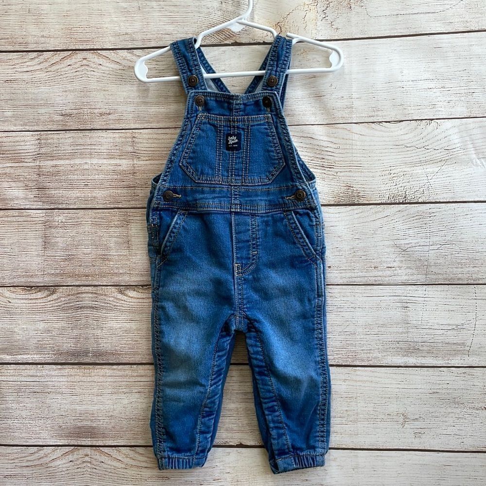 VINTAGE BABY B’GOSH OVERALLS IN BLUE DENIM‎